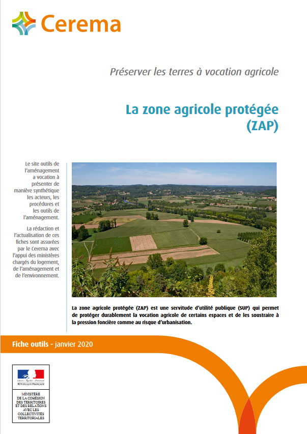 Les zones agricoles protégées (ZAP)
