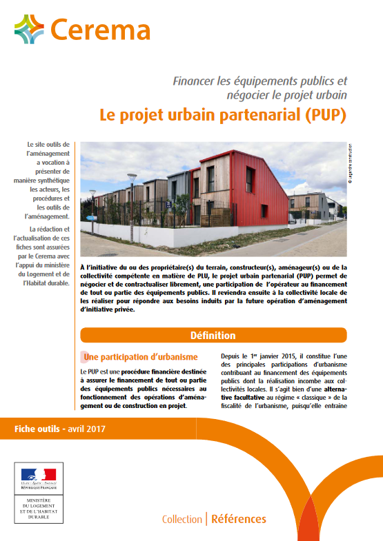 Le projet urbain partenarial (PUP)
